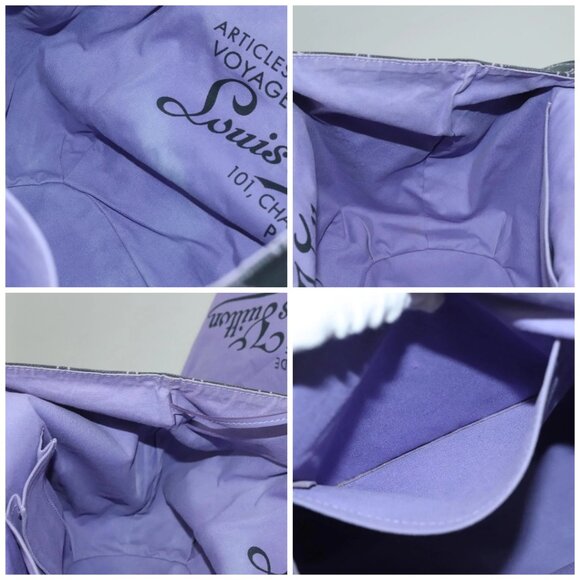 LOUIS VUITTON Beach line Cabas Ipanema PM Bag Canvas Purple M95983 Auth 132301 - Picture 16 of 16